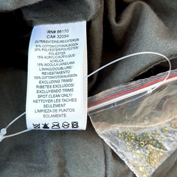 Anthropologie Handcrafted Embroidery Beaded Fringed Tote Bag Velour Wool Boho - Picture 15 of 16